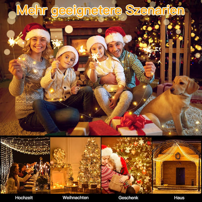Ollny Outdoor Fairy Lights, 80 m, 800 LEDs, Christmas Lighting Outdoor 8 Modes with Remote Control Timer, Fairy Lights Long IP44 Waterproof for Christmas, Wedding, Easter, Garden (Warm White)