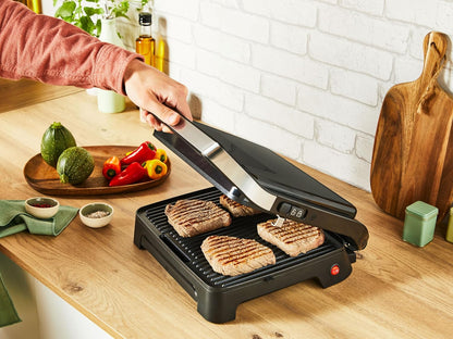 Grill de contact si panini Tefal Inicio Classic 2 in 1, 2000 W, negru