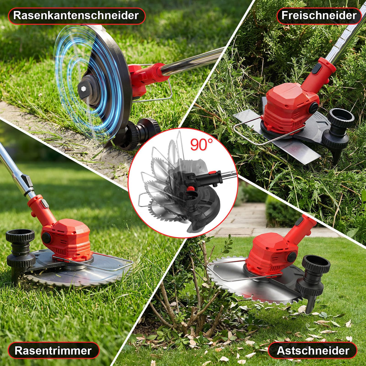 Trimmer gazon Forluoai YL-DCJ-A02 21V fara fir, 24000 RPM