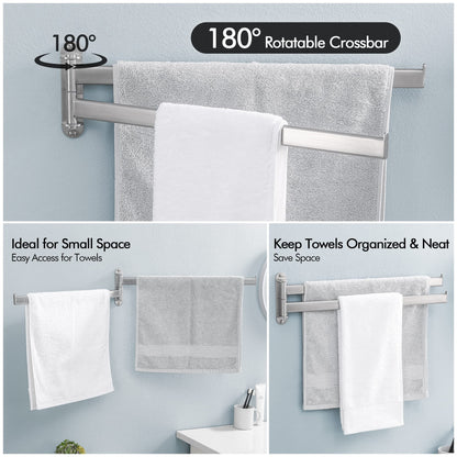 Suport prosoape KES A2104S2L50-2 inox SUS304 2 brate 50 cm
