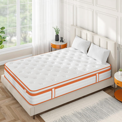 Saltea TeQsli TSB 180x200 cm Hibrida 7 zone Gel Memory Foam 25 cm
