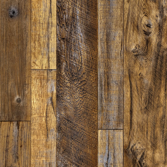 Tapet autoadeziv Abyssaly Wood Panel Wallpaper 90x300 cm impermeabil