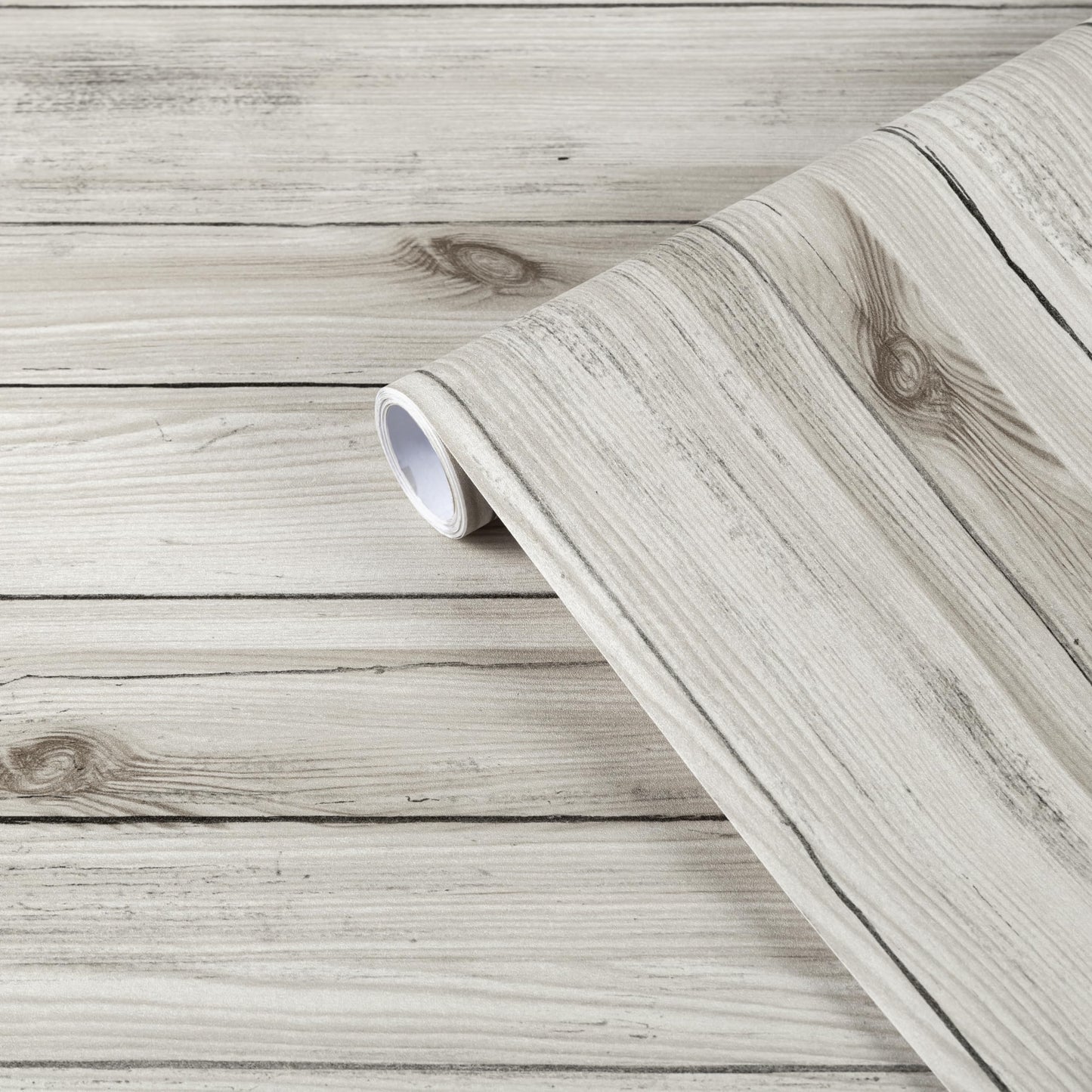Tapet autoadeziv Abyssaly Wood Panel Wallpaper 90x300 cm impermeabil