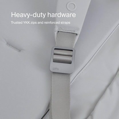 Urth Norite 24L Modular Camera & Laptop Travel Backpack — Water Resistant, Anti-Theft, Recycled Bag for DSLR, 13-16 Inch Laptop in Ash Grey