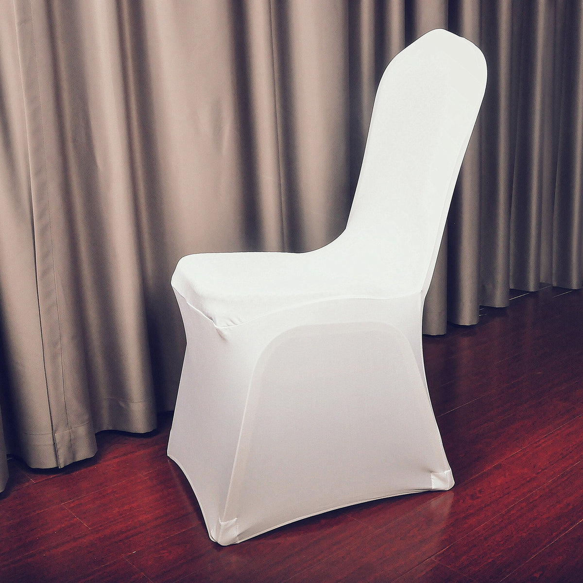 Husa scaun EMART Dining Chair Cover Alb elastica lavabila