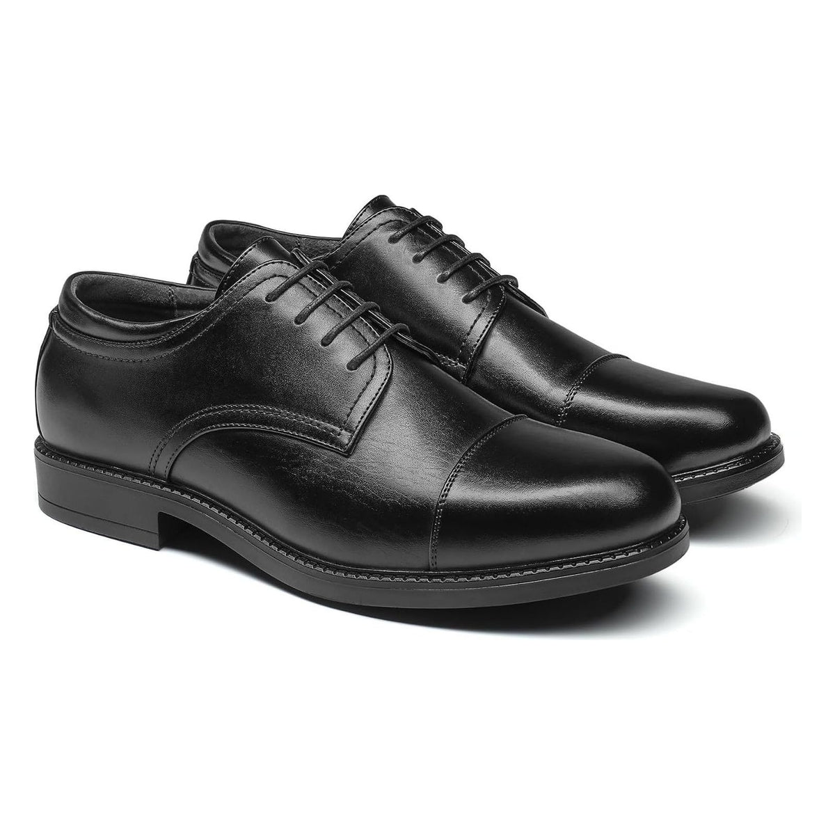 Pantofi barbatesti Bruno Marc cu siret, marimea 8 UK, negri