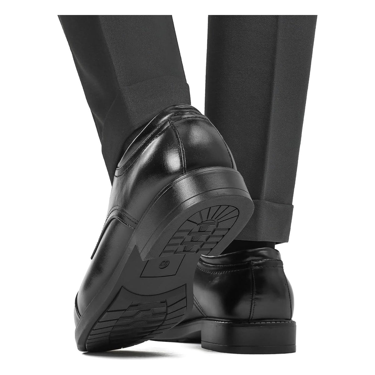 Pantofi barbatesti Bruno Marc cu siret, marimea 8 UK, negri