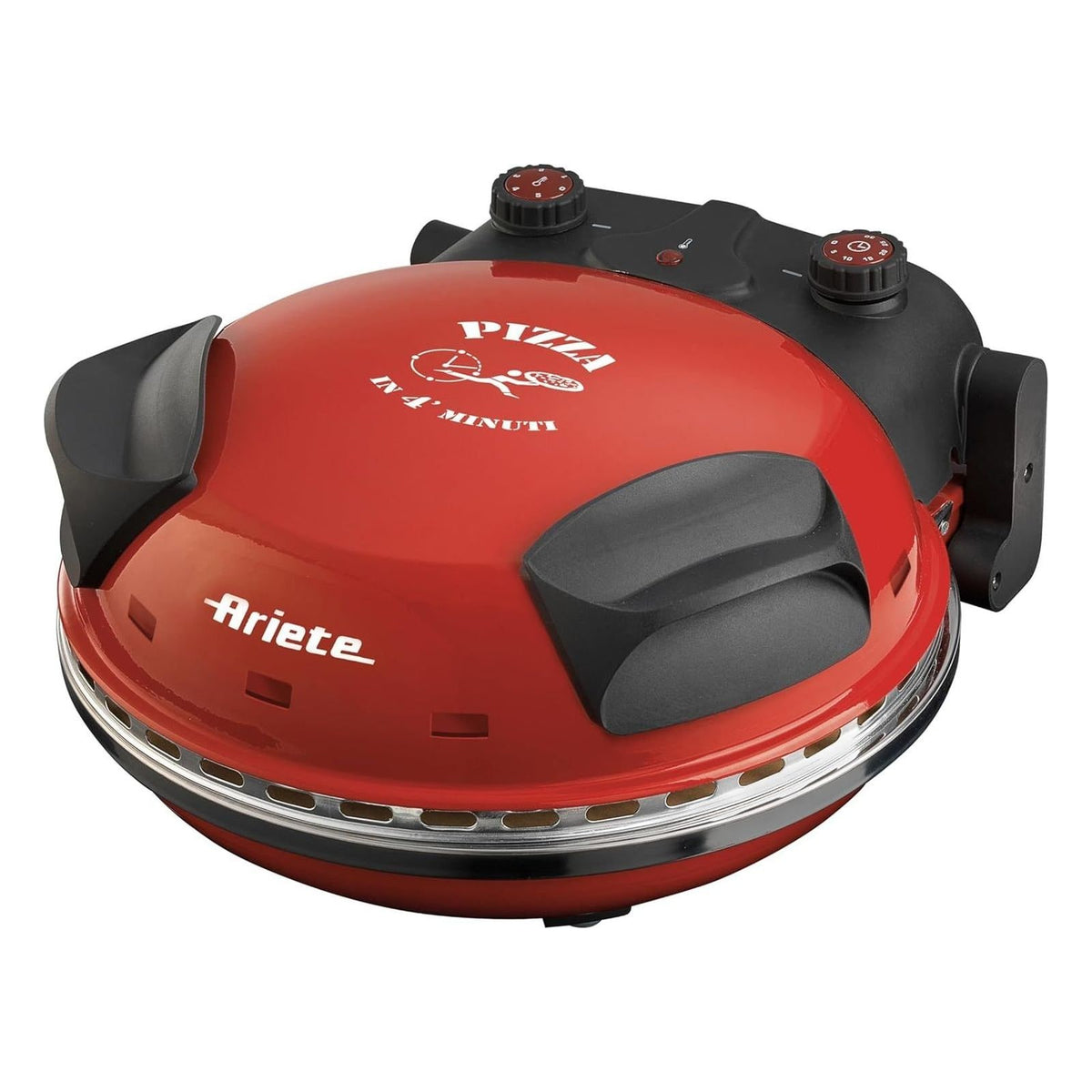 [RESIGILAT] Cuptor pentru pizza Ariete 909, 1200W, 400°C, 5 niveluri de gatire, rosu