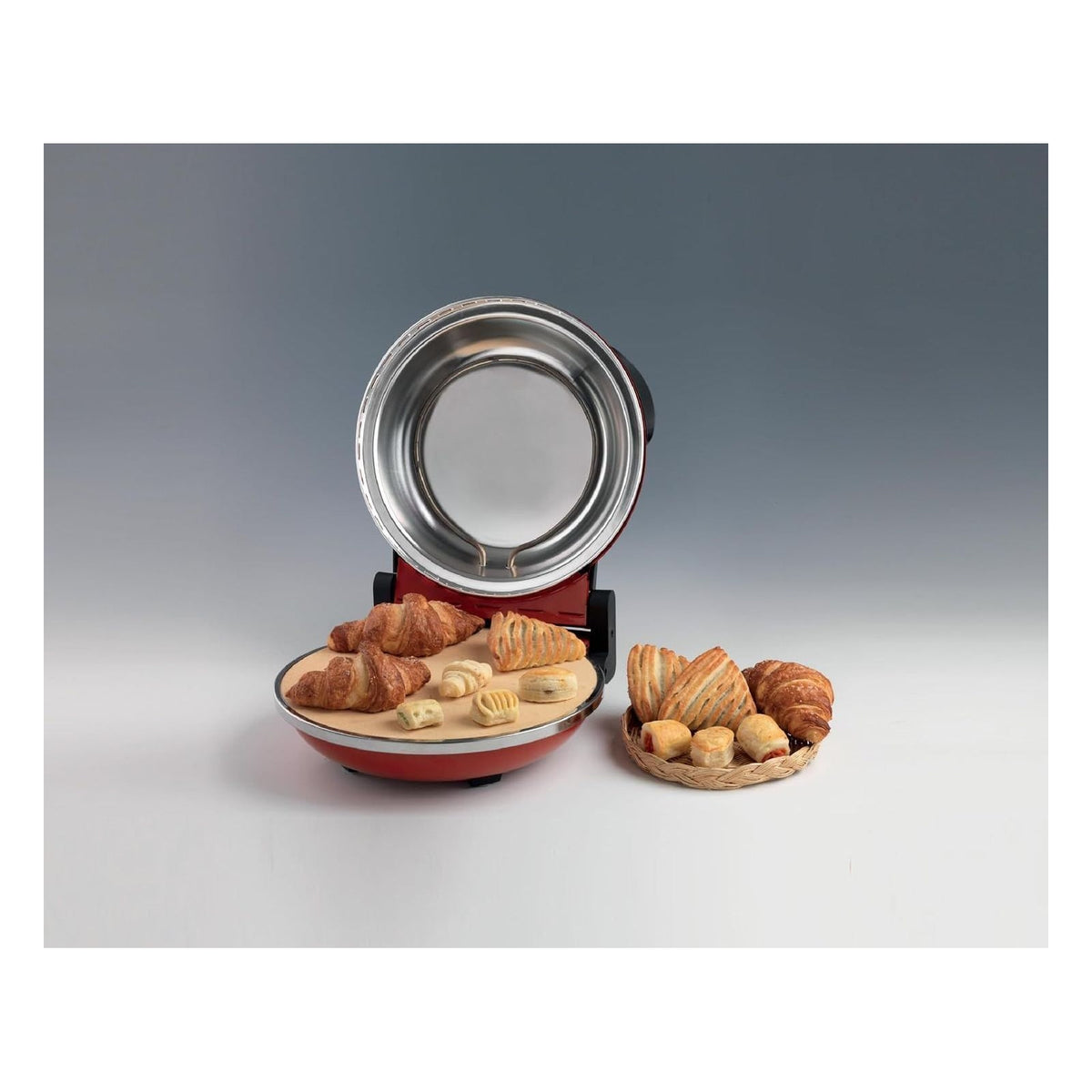 [RESIGILAT] Cuptor pentru pizza Ariete 909, 1200W, 400°C, 5 niveluri de gatire, rosu