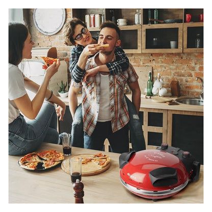 [RESIGILAT] Cuptor pentru pizza Ariete 909, 1200W, 400°C, 5 niveluri de gatire, rosu