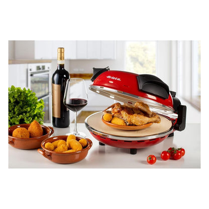 [RESIGILAT] Cuptor pentru pizza Ariete 909, 1200W, 400°C, 5 niveluri de gatire, rosu
