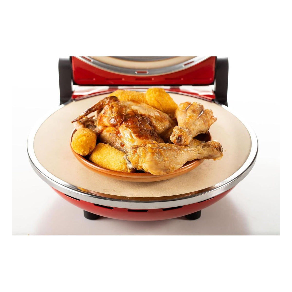 [RESIGILAT] Cuptor pentru pizza Ariete 909, 1200W, 400°C, 5 niveluri de gatire, rosu
