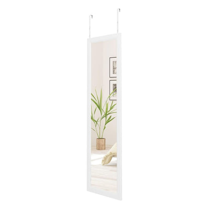 Oglinda de perete Dripex reglabila pe inaltime, 119 x 33 cm, alba