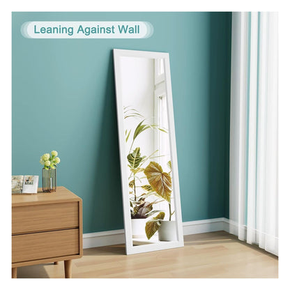 Oglinda de perete Dripex reglabila pe inaltime, 119 x 33 cm, alba