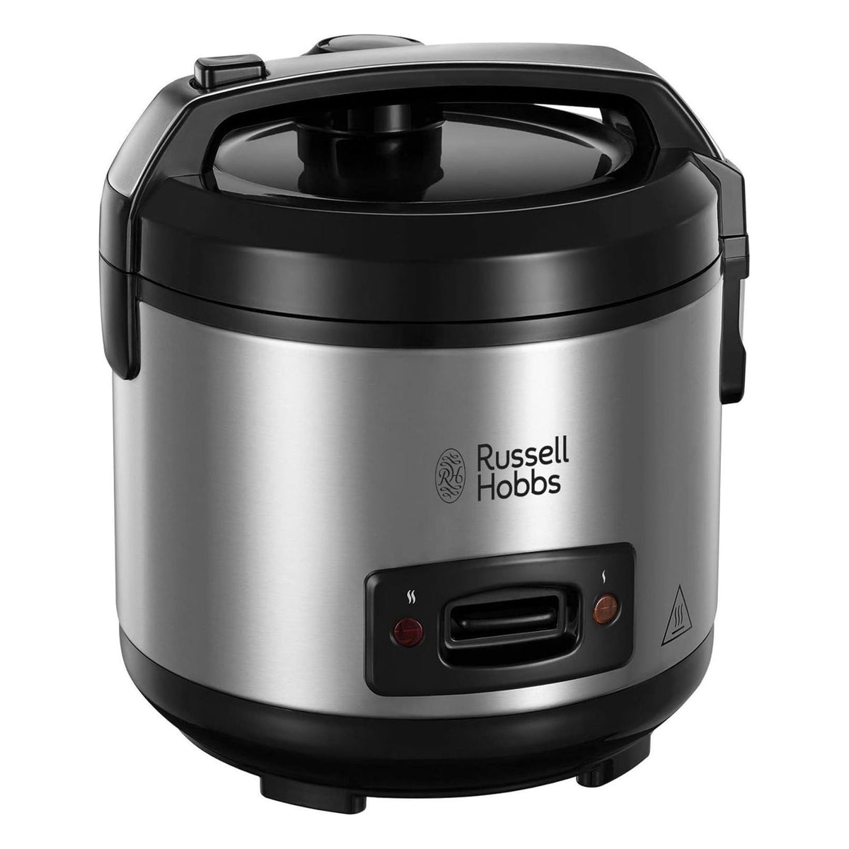 Aparat de gatit orez si gatit la abur Russell Hobbs, inox/negru