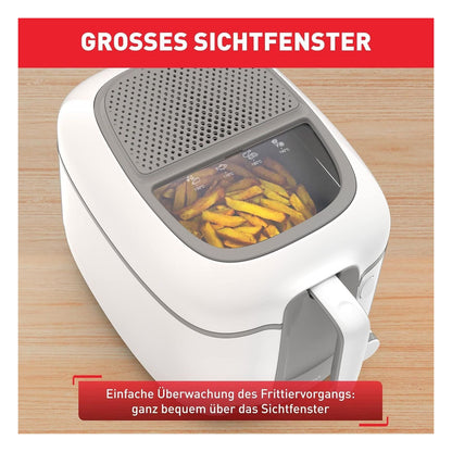 Friteuza Rowenta FR3100 Super Uno Access, 2,2 L, alb/gri
