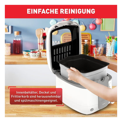 Friteuza Rowenta FR3100 Super Uno Access, 2,2 L, alb/gri
