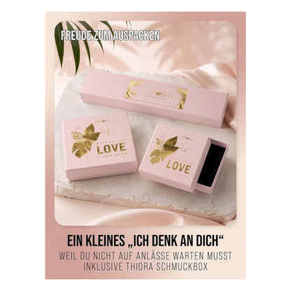 Bratara cu zale THIORA din otel inoxidabil, Statement - Rose Gold