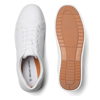 [RESIGILAT] Sneakers casual barbati Bruno Marc albi, marimea 9.5
