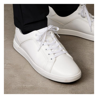 [RESIGILAT] Sneakers casual barbati Bruno Marc albi, marimea 9.5