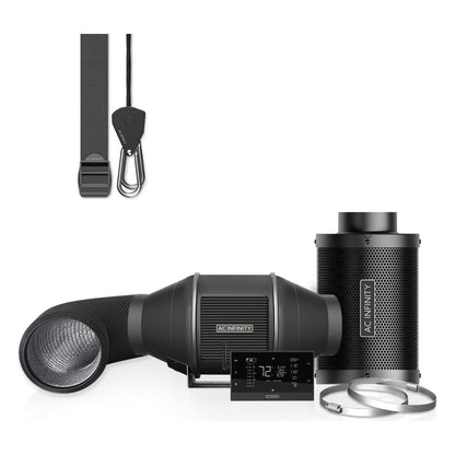 Set de ventilatie AC Infinity PRO 100 mm cu controler climatic