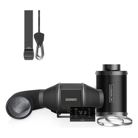 Set de ventilatie AC Infinity PRO 100 mm cu controler climatic