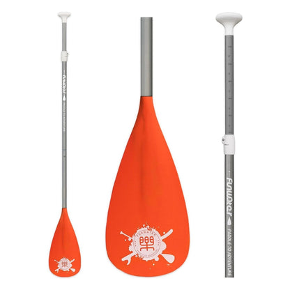 Pagaie flotabila FunWater pentru SUP, reglabila 165-215 cm, 3 piese