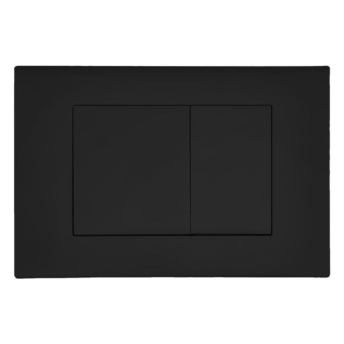 Placa de actionare Wunderbad pentru Geberit Duofix Sigma, Delta si Basic, dubla comanda, negru mat