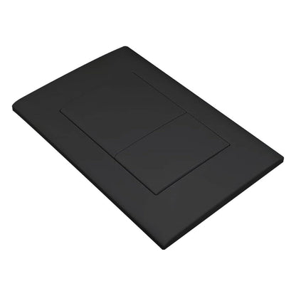 Placa de actionare Wunderbad pentru Geberit Duofix Sigma, Delta si Basic, dubla comanda, negru mat