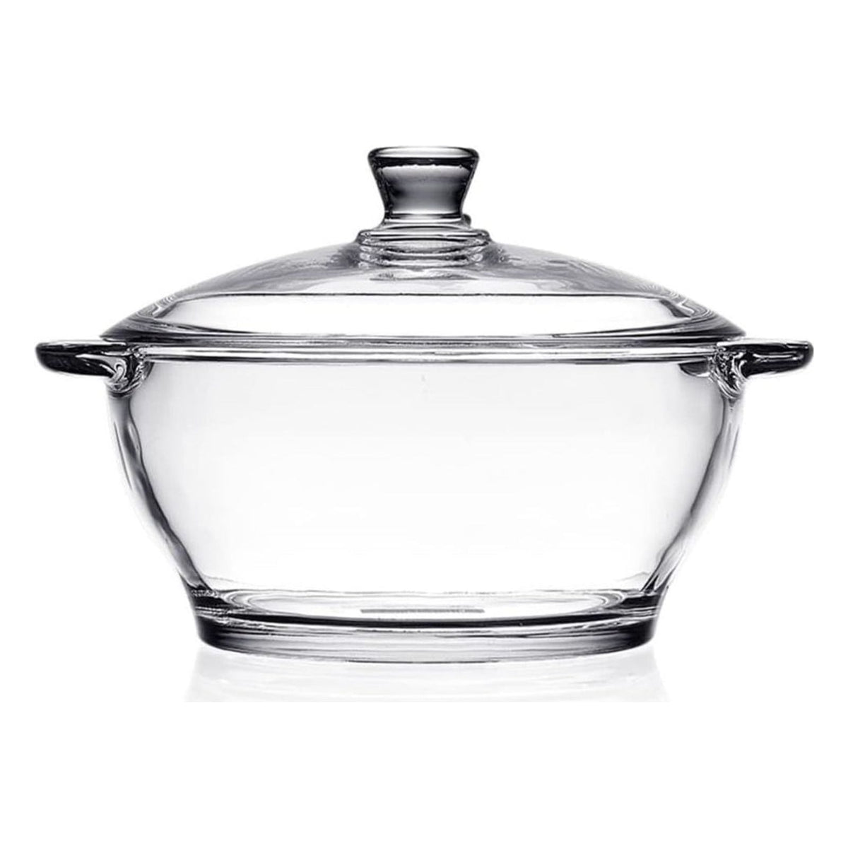 Oala din sticla borosilicata GANAZONO cu capac, 1.5 litri