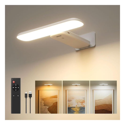 Lampa LED wireless pentru tablouri FULEN, 1 bucata, alba