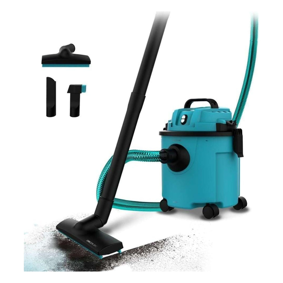 Aspirator umed-uscat cu cablu Cecotec Conga Rockstar Wet & Dry Compact Garden Plus, 16 L, 1200 W