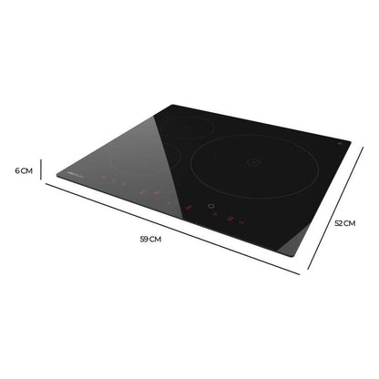 [RESIGILAT] Plita cu inductie Cecotec Bolero Squad I 3600, 3 zone, 7400 W, negru