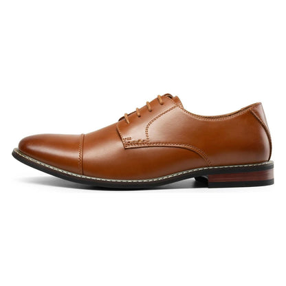 Pantofi Oxford cu siret Bruno Marc, marimea 43 UK, maro