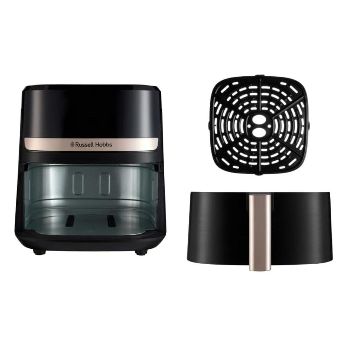 Friteuza cu aer cald Russell Hobbs Satisfry Rapid Air, 4,3 L, neagra