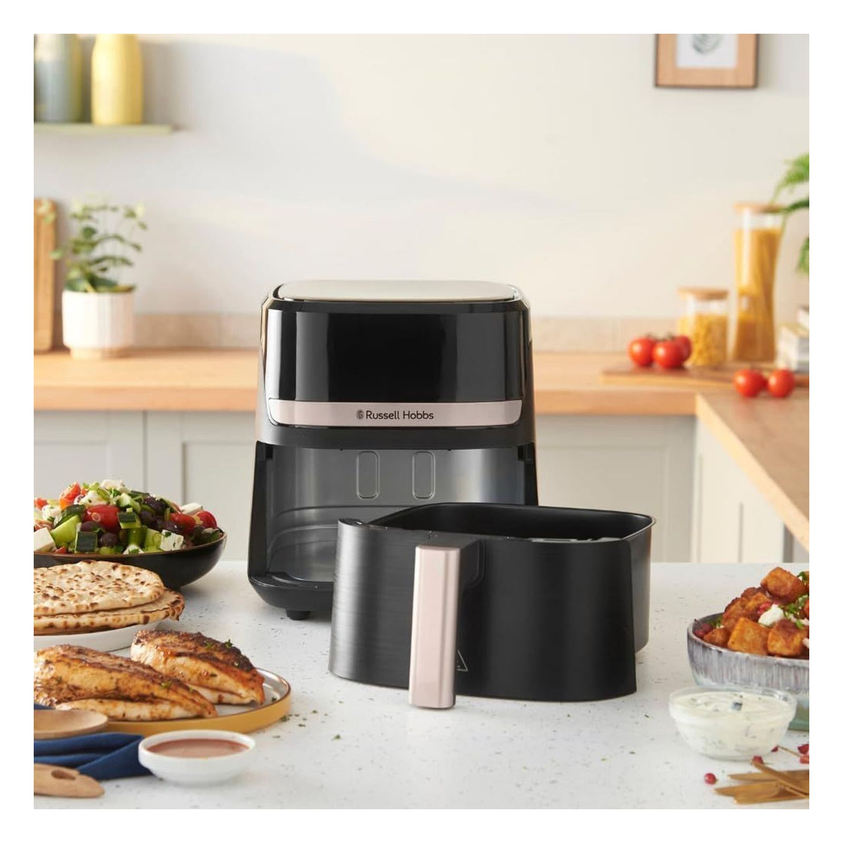 Friteuza cu aer cald Russell Hobbs Satisfry Rapid Air, 4,3 L, neagra