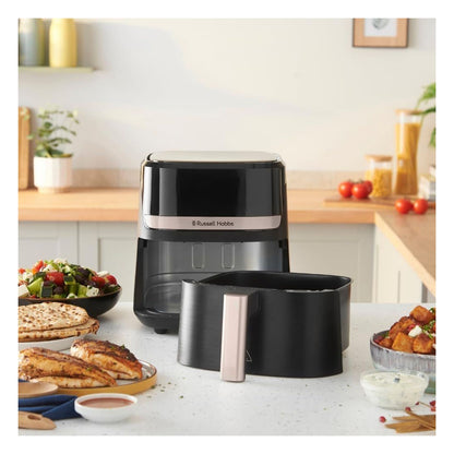 Friteuza cu aer cald Russell Hobbs Satisfry Rapid Air, 4,3 L, neagra