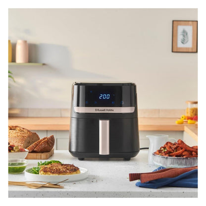 Friteuza cu aer cald Russell Hobbs Satisfry Rapid Air, 4,3 L, neagra