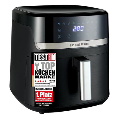 Friteuza cu aer cald XXL Russell Hobbs Satisfry, 8.3 L, 9 programe, neagra