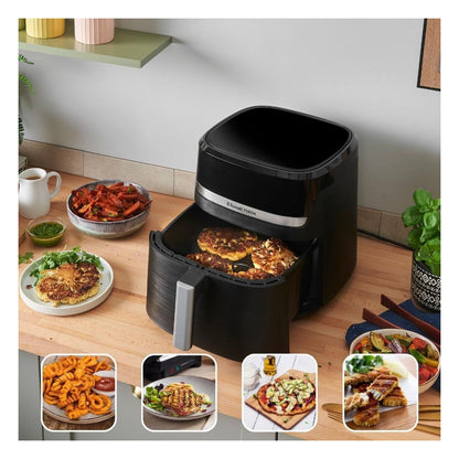 Friteuza cu aer cald XXL Russell Hobbs Satisfry, 8.3 L, 9 programe, neagra