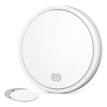 Detector de fum CHZHVAN cu baterie de 10 ani, buton test/silentios si indicator LED