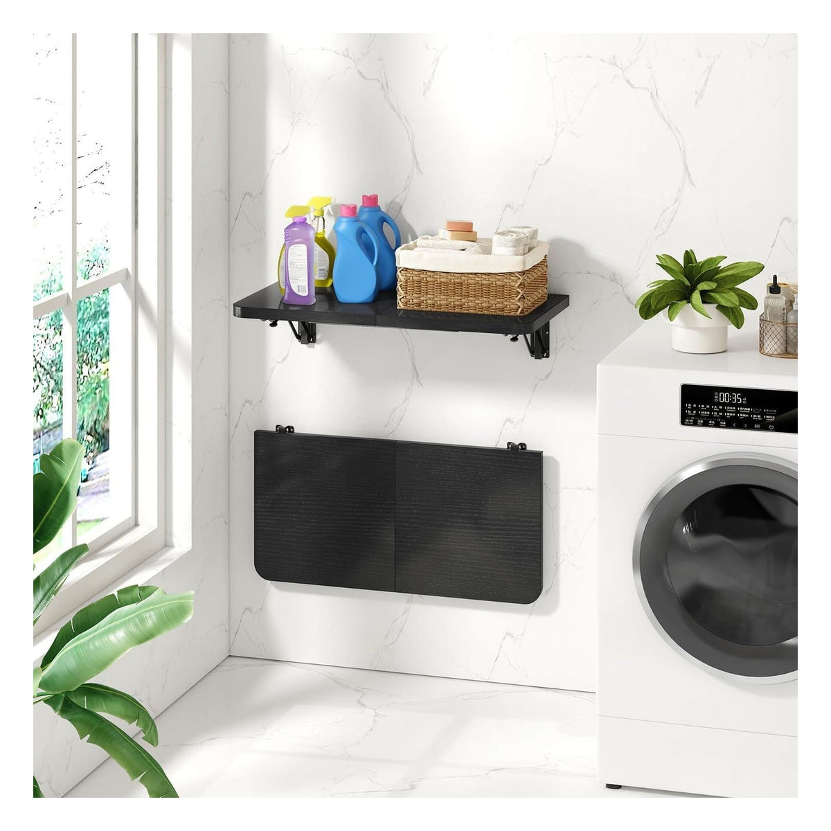 [RESIGILAT] Masa pliabila de perete IBUYKE TVT005B, 60 x 30 x 24 cm, neagra