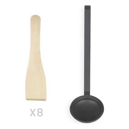 Aparat 2 in 1 pentru clatite si gratar Livoo feel good moments, 1500 W, cu 2 placi detasabile fara PFAS