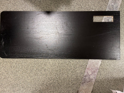 Birou in forma de L 174x100 cm, cu sertare si raft, reversibil, suport monitor, LED, porturi USB si priza, negru, ideal gaming si birou
