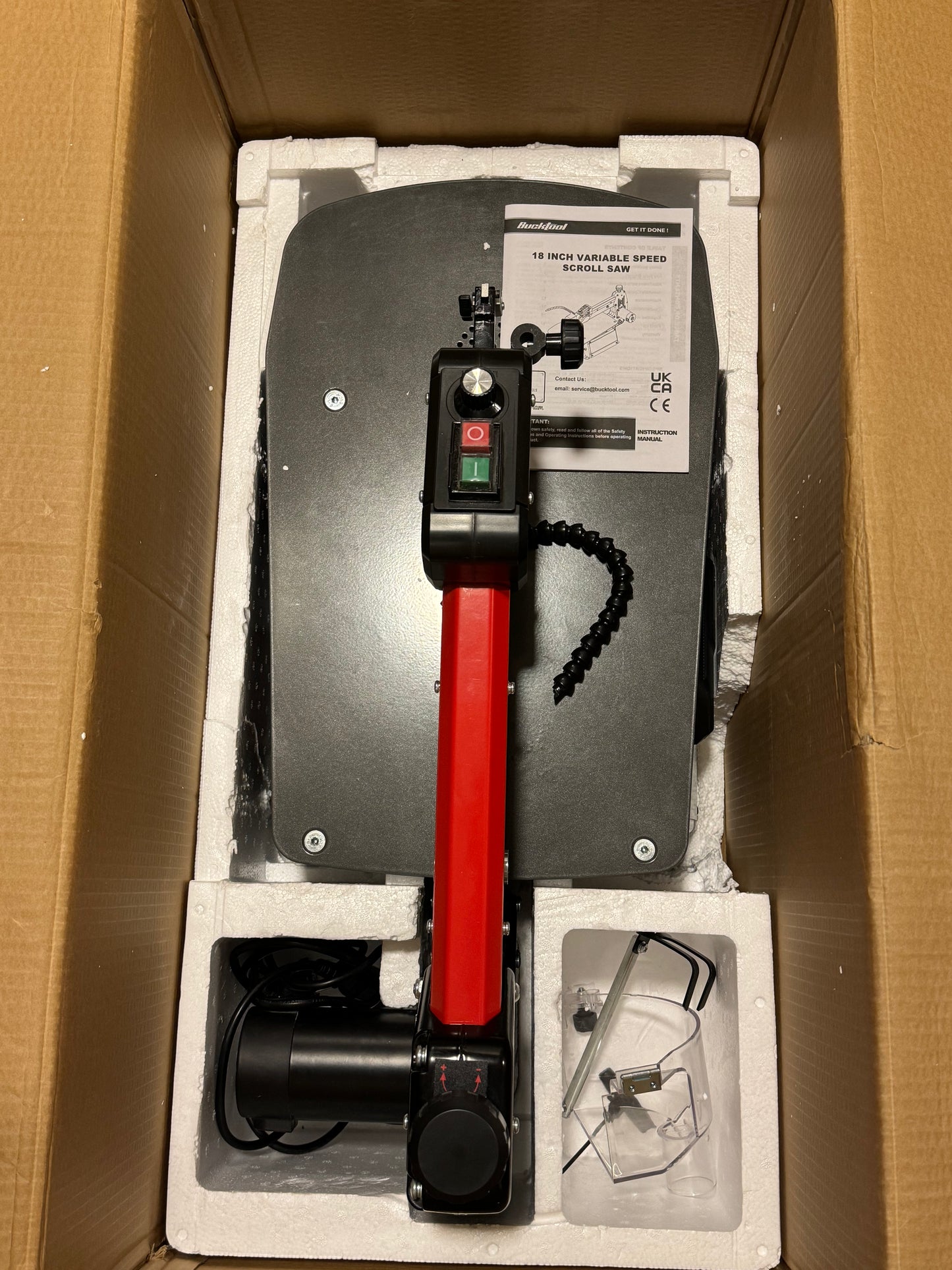 Fierastrau pendular Bucktool SSA18BVF 120W viteza variabila 550-1600 rpm