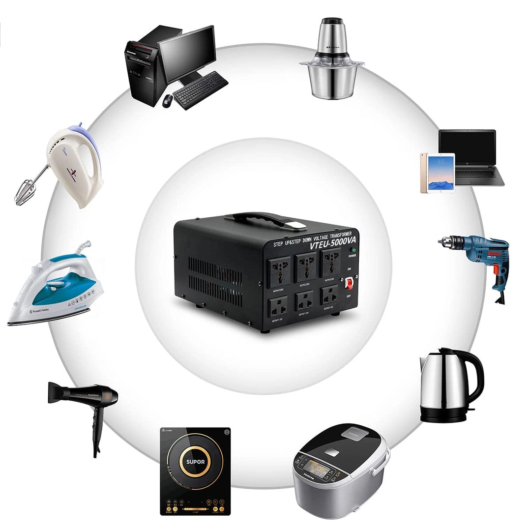 Transformator Tensiune 5000VA Cantonape, Convertor 110V/220V, Step Up/Down, 5000W, Toroidal