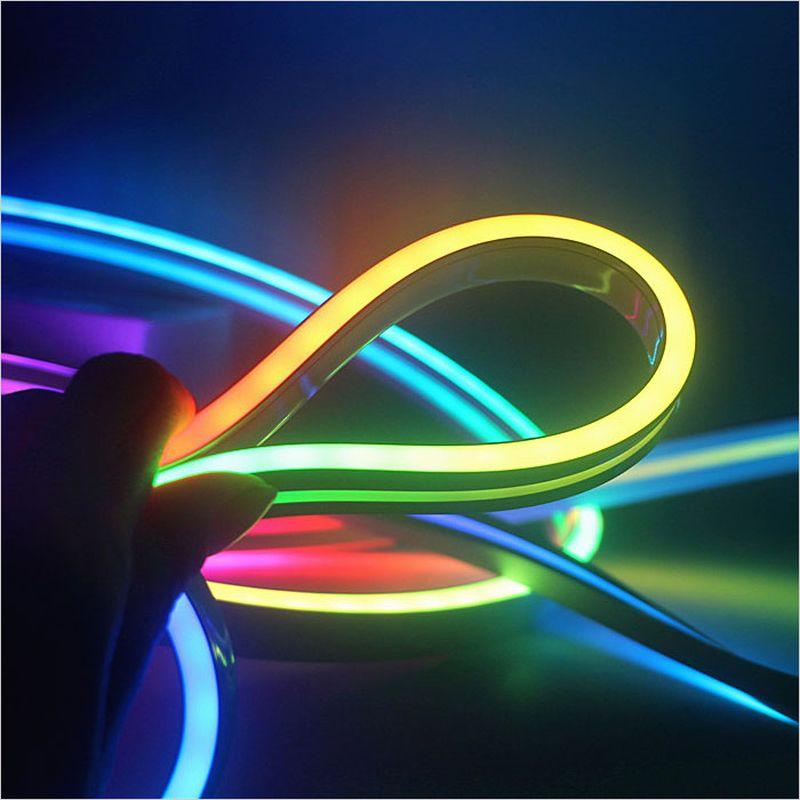 Furtun neon flex LED RGB 12V 120 LED/m IP65