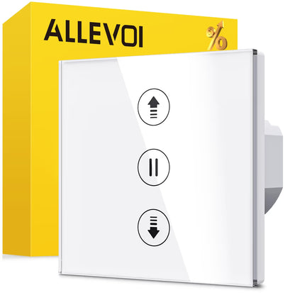 Allevoi WiFi Shutter Switch Smart – Intrerupator rulouri cu functie procentuala, Alexa Google Home